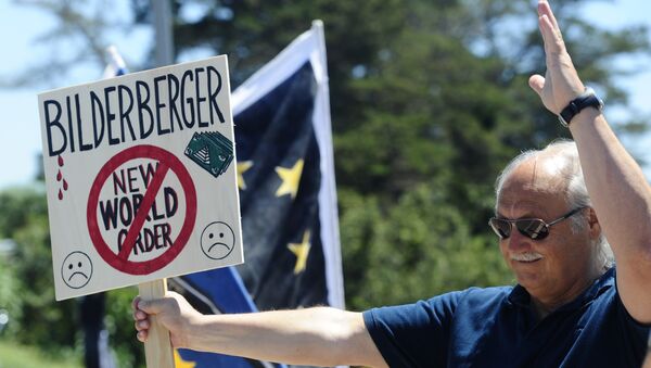 Protestas contra el Club Bilderberg - Sputnik Mundo