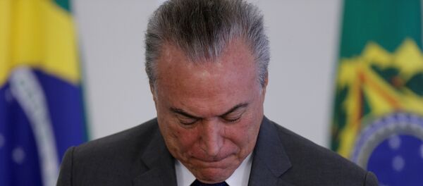 Michel Temer, presidente de Brasil - Sputnik Mundo