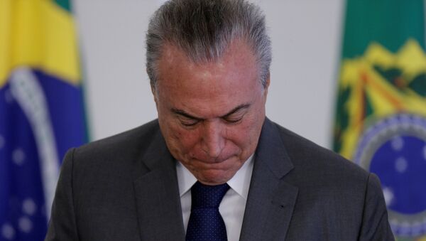 Michel Temer, presidente de Brasil - Sputnik Mundo