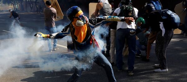 Protestas en Venezuela Protestas en Venezuela - Sputnik Mundo