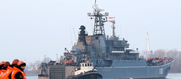 Buque de guerra de la Flota del Báltico Buque de guerra de la Flota del Báltico - Sputnik Mundo