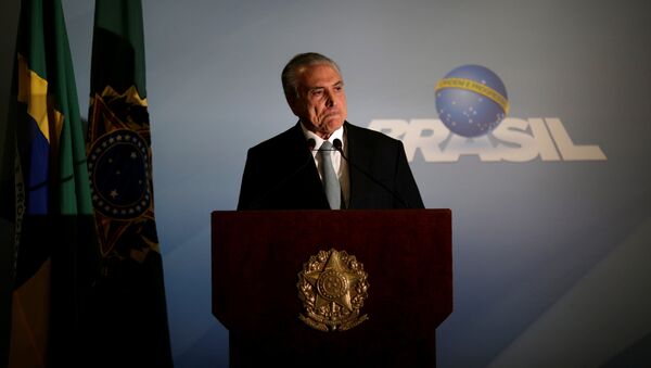 Michel Temer, presidente de Brasil - Sputnik Mundo