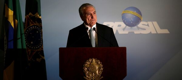 Michel Temer, presidente de Brasil - Sputnik Mundo