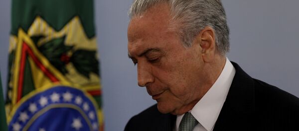 Michel Temer, presidente de Brasil - Sputnik Mundo