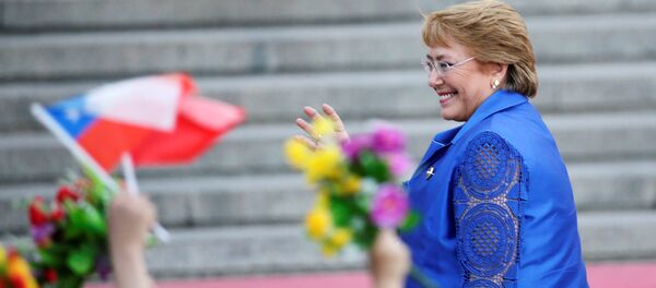Michelle Bachelet, presidenta de Chile - Sputnik Mundo