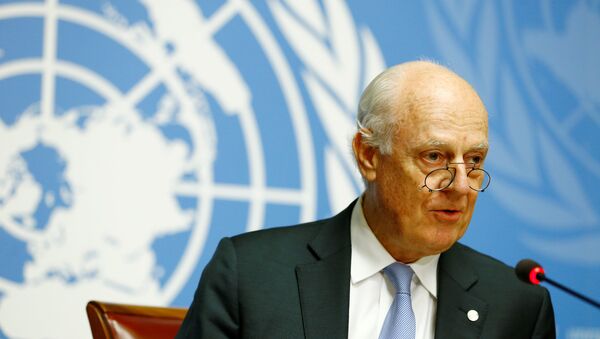 Staffan de Mistura, el enviado de la ONU para Siria (archivo) - Sputnik Mundo