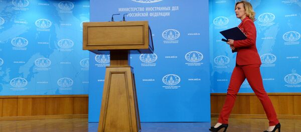María Zajárova, portavoz del Ministerio de Asuntos Exteriores de Rusia - Sputnik Mundo