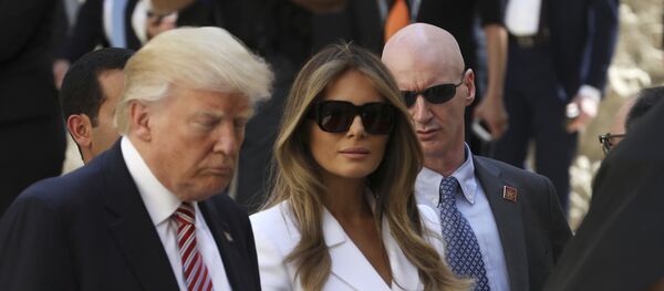 Donald y Melania Trump en Jerusalén, Israel, 22 de mayo de 2017 - Sputnik Mundo