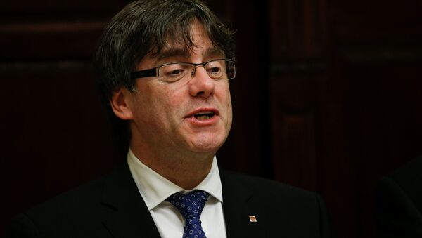 Carles Puigdemont, presidente cesado de Cataluña (archivo) - Sputnik Mundo