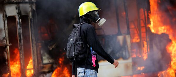 Protestas en Venezuela (archivo) - Sputnik Mundo