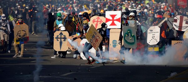 Disturbios en Venezuela - Sputnik Mundo