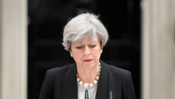 Theresa May, primera ministra del Reino Unido - Sputnik Mundo