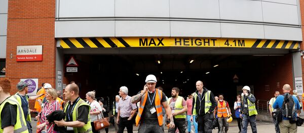 Evacuación del centro comercial Arndale en Mánchester - Sputnik Mundo