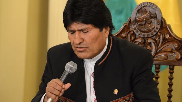 Evo Morales, presidente de Bolivia (archivo) - Sputnik Mundo