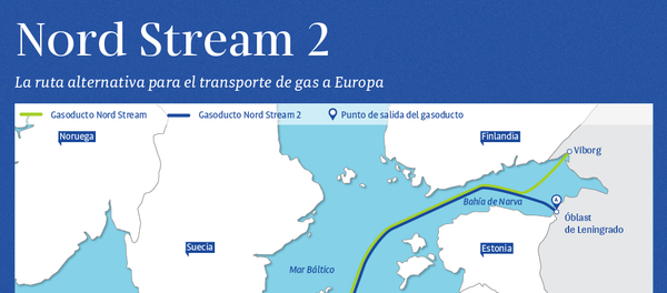 El gasoducto Nord Stream 2 al detalle - Sputnik Mundo
