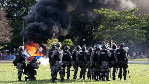 Policía brasileña - Sputnik Mundo