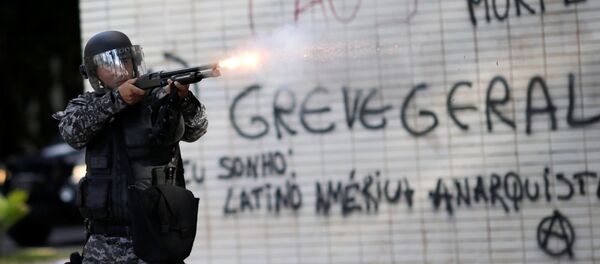 Policía brasileña - Sputnik Mundo