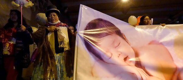 Protesta contra aborto en Bolivia - Sputnik Mundo