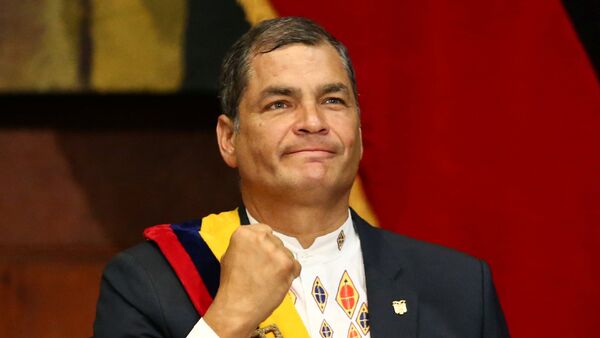 Rafael Correa, expresidente de Ecuador - Sputnik Mundo