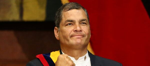 Rafael Correa, expresidente de Ecuador - Sputnik Mundo
