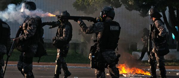 Policía brasileña - Sputnik Mundo