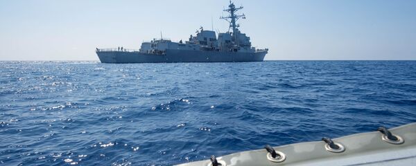 Destructor estadounidense USS Dewey en el mar del Sur de China - Sputnik Mundo