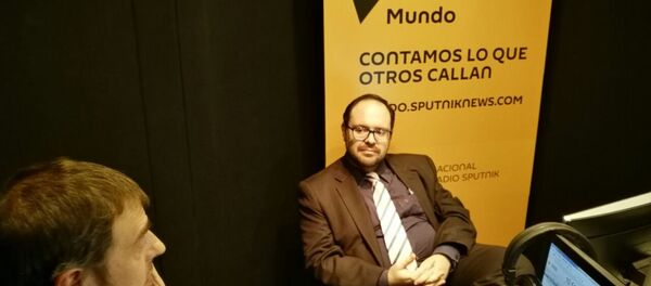 El consejero de Comunicación e Información de la Unesco para América Latina y el Caribe, Guilherme Canela, en entrevista con el programa de radio Telescopio, de Sputnik. - Sputnik Mundo