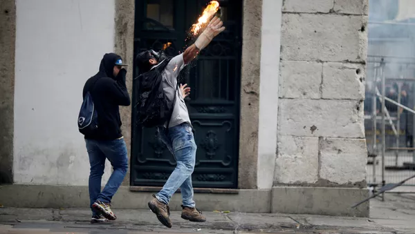 Protestas en Rio de Janeiro (archivo) - Sputnik Mundo