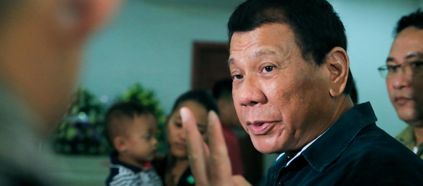Rodrigo Duterte, presidente de Filipinas - Sputnik Mundo