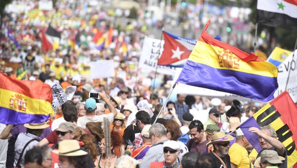 Marcha de la Dignidad en Madrid - Sputnik Mundo