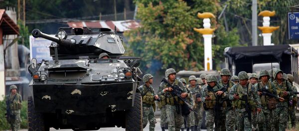 Militares de Filipinas en Marawi (archivo) - Sputnik Mundo