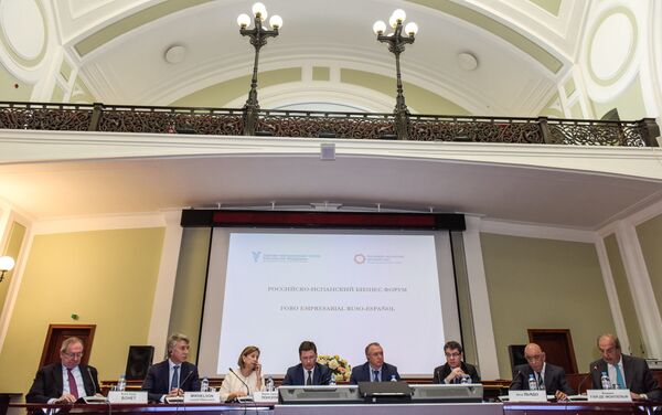 El Foro Empresarial Hispano-Ruso, en la sede de la Cámara de Comercio de Moscú - Sputnik Mundo