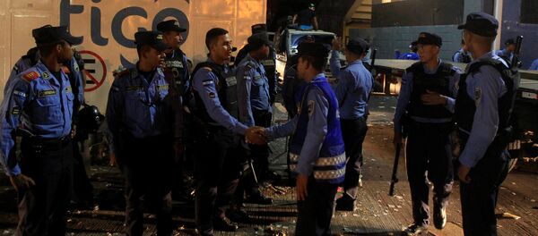 La policía de Honduras - Sputnik Mundo