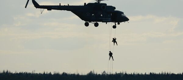 Mi-8AMTSh 'Terminator' durante el foro ARMY 2015 Mi-8AMTSh 'Terminator' durante el foro ARMY 2015 - Sputnik Mundo