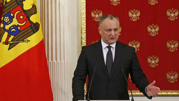 Igor Dodon, presidente de Moldavia - Sputnik Mundo