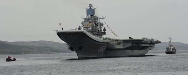 El portaviones ruso Almirante Kuznetsov (archivo) - Sputnik Mundo
