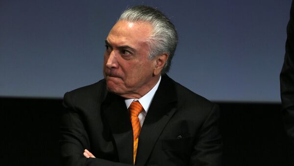 Michel Temer, presidente de Brasil - Sputnik Mundo