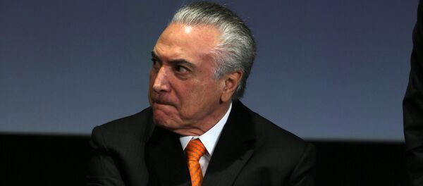 Michel Temer, presidente de Brasil Michel Temer, presidente de Brasil - Sputnik Mundo