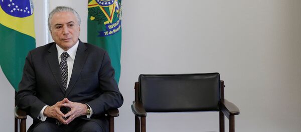 Michel Temer, presidente de Brasil - Sputnik Mundo