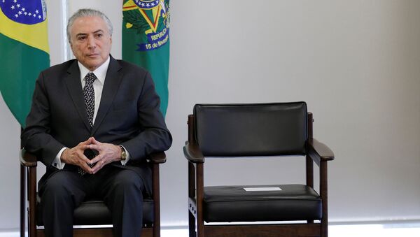 Michel Temer, presidente de Brasil Michel Temer, presidente de Brasil - Sputnik Mundo