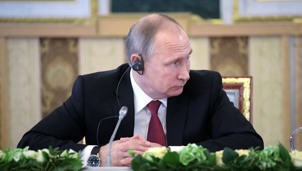 Vladímir Putin en el Foro Económico Internacional de San Petersburgo - Sputnik Mundo