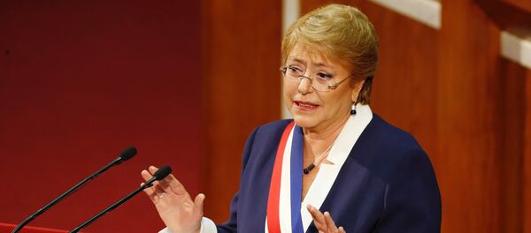 Michelle Bachelet, presidenta de Chile - Sputnik Mundo