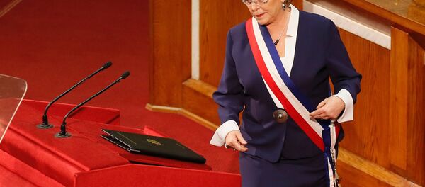 Michelle Bachelet, presidenta de Chile - Sputnik Mundo