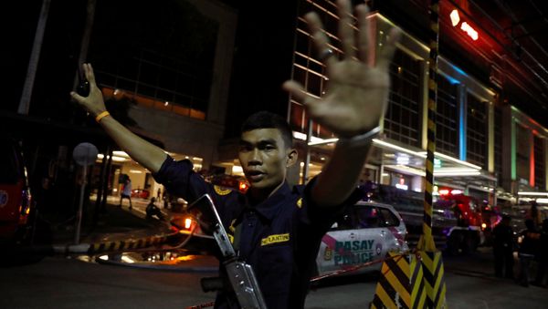 Fuerzas de seguridad de Manila Fuerzas de seguridad de Manila - Sputnik Mundo