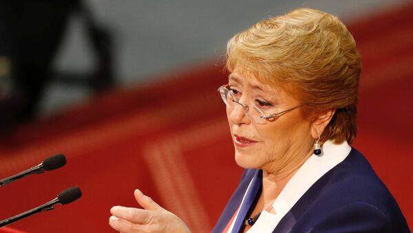 Michelle Bachelet, presidenta de Chile - Sputnik Mundo