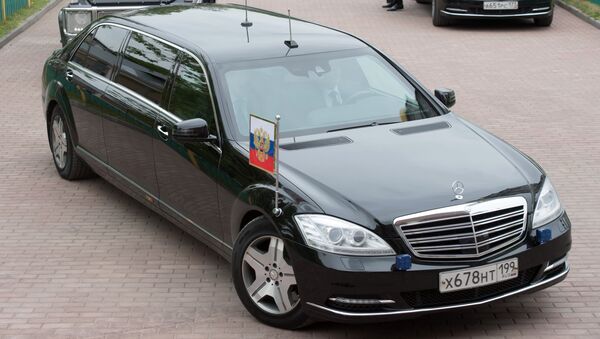 El vehículo del presidente Putin El vehículo del presidente Putin - Sputnik Mundo