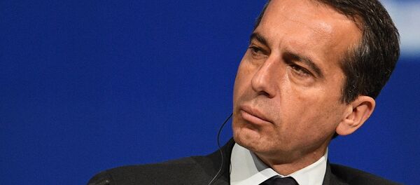 El canciller de Austria, Christian Kern - Sputnik Mundo