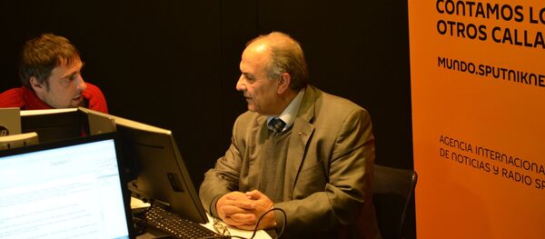 A 50 años de la Guerra de los Seis Días, el embajador de Palestina en Uruguay, Walim Abdel Rahim, visitó los estudios de Sputnik en Montevideo - Sputnik Mundo