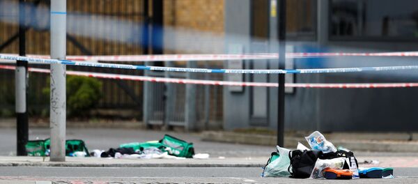 Lugar del atentado en Londres - Sputnik Mundo