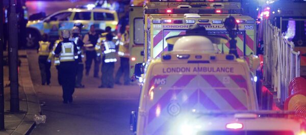 Lugar del atentado en Londres - Sputnik Mundo
